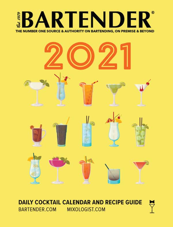 calendar cover 2021 | Bartender.com