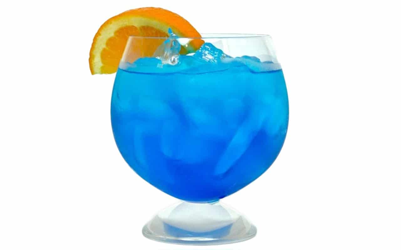 blue cocktail