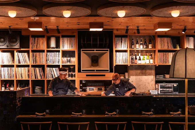 <p>Matcha Mezcal Sour or the Bravazzi Spritz.</p>
 at 888