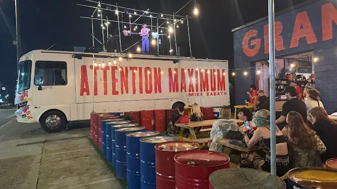 <p>Puddin’ Shots (dirt and worms is gospel) or the YooHoo Drink</p>
 at Gramps Garage Bar