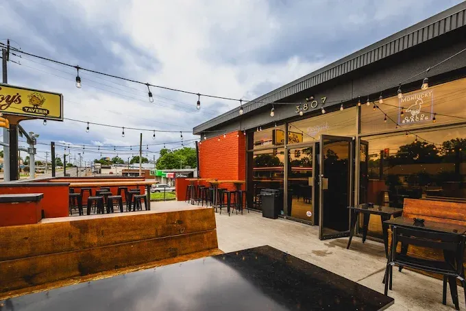 <p>A shot and a beer (a Lucky’s lager in a frosty mug is the pro tip.) We also love the Pitt Boss shot which is a 50/50 Rye & Meletti</p>
 at Roy’s Tavern